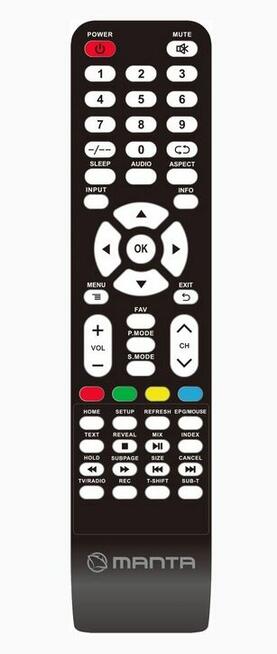 Piloty do telewizorów MANTA