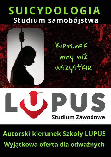 Suicydologia Tanatologia - Szkoła Policealna LUPUS