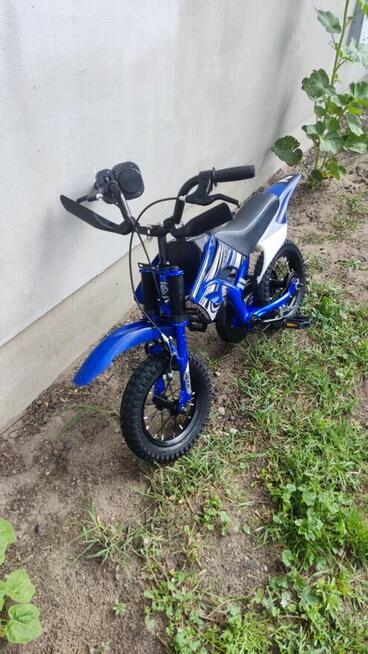 Rower dziecięcy Candie 12 – styl motocykla crossowego – uży