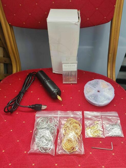 Mini wiertarka elektryczna do grawerowania wkretarka wiertła
