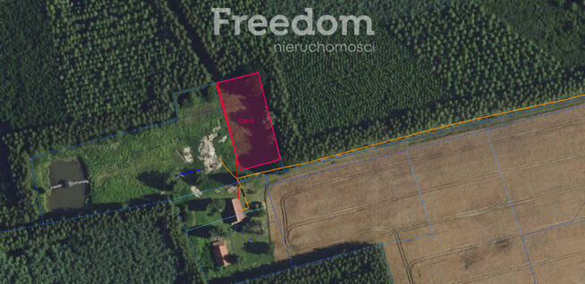 Działka 1 562 m² – leśne zacisze Warmia i Mazury