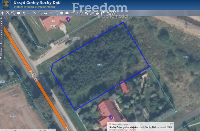 Działka z projektem domu i budynku z wiatą !