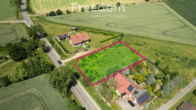 Działka z projektem domu i budynku z wiatą !