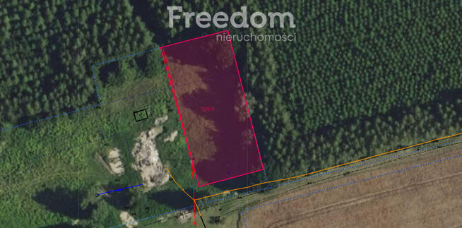 Malownicze działki 8324m² ze stawem otoczona lasem