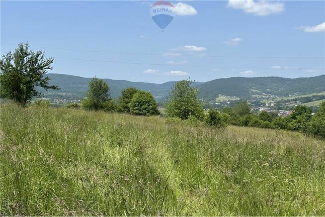 Duża widokowa działka na łonie natury Rychwałd