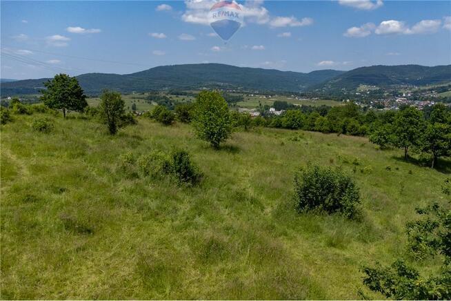 Duża widokowa działka na łonie natury Rychwałd