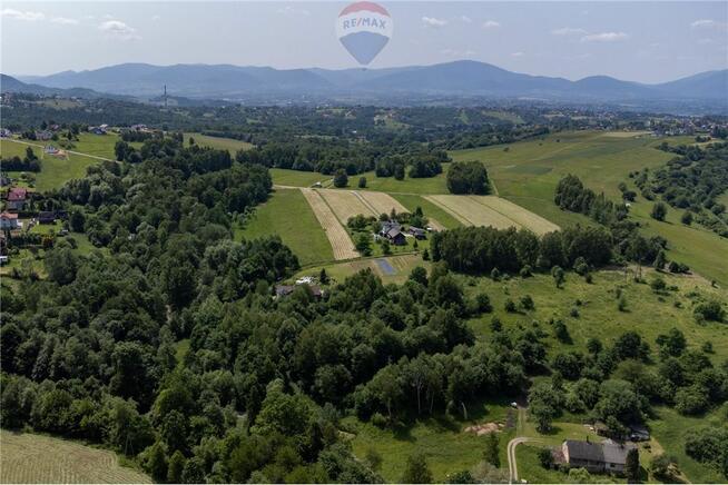 Duża widokowa działka na łonie natury Rychwałd