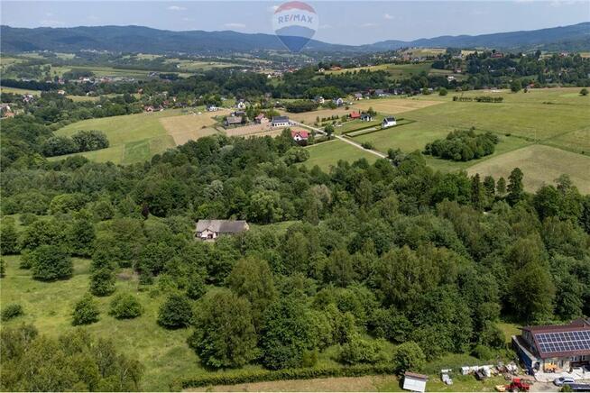 Duża widokowa działka na łonie natury Rychwałd