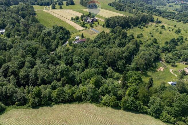 Duża widokowa działka na łonie natury Rychwałd