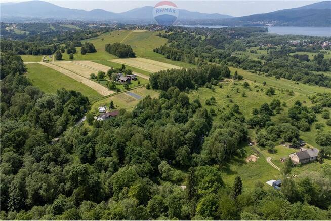 Duża widokowa działka na łonie natury Rychwałd