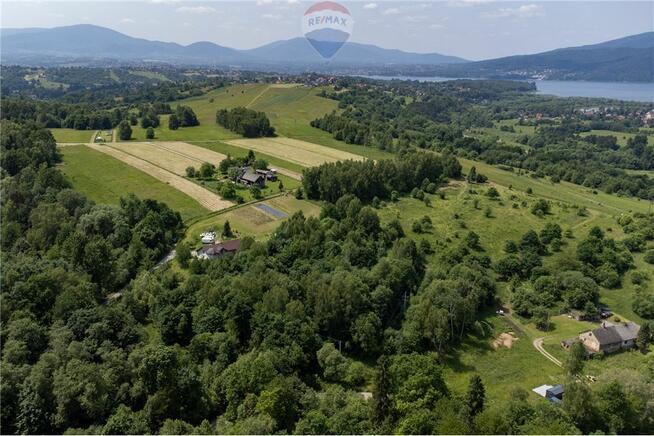 Duża widokowa działka na łonie natury Rychwałd