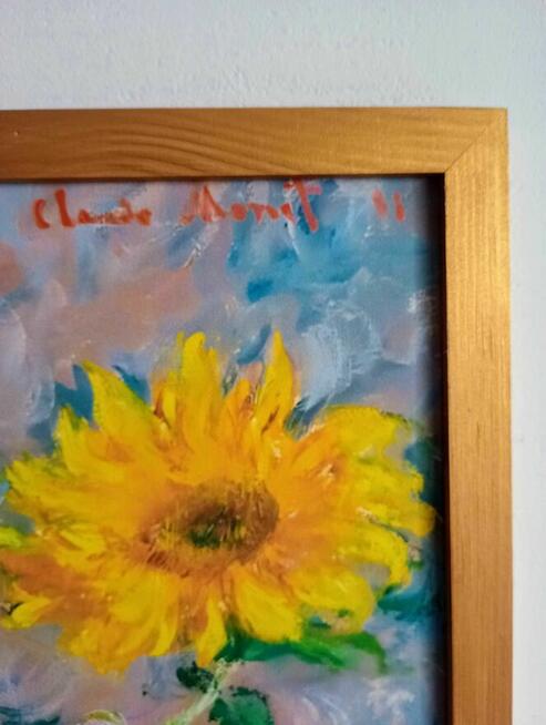 Obraz na płótnie - Bukiet słoneczników, Claude Monet, 50x70cm