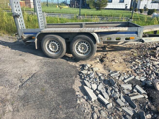 Sprzedam przyczepę pod mini koparkę Viola rok produkcji 2015