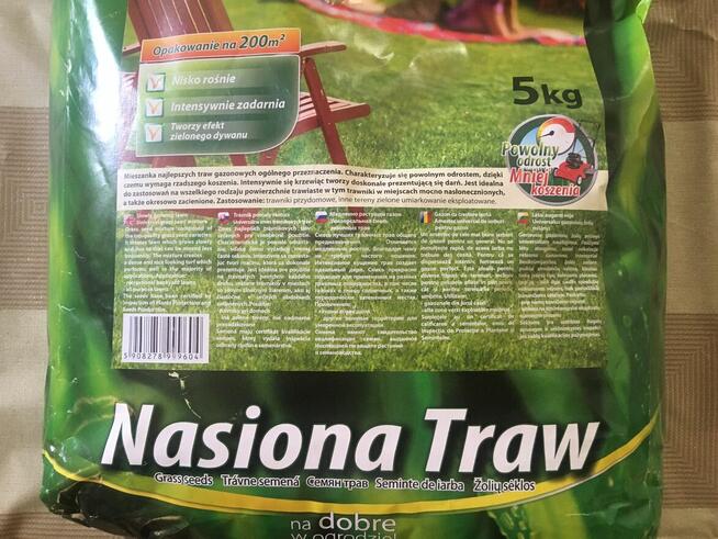 Trawa nasiona Planta 5 kg Trawnik wolno rosnący 200 m kw.