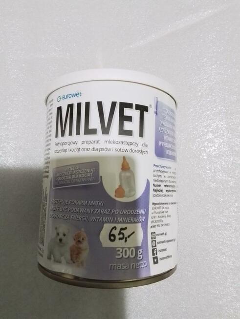 Preparat mlekozastępczy dla kociąt i szczeniąt*MILVET*