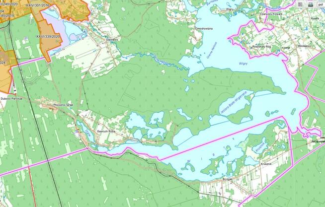 @Działka na sprzedaż nad jeziorem. Suwałki Sobolewo