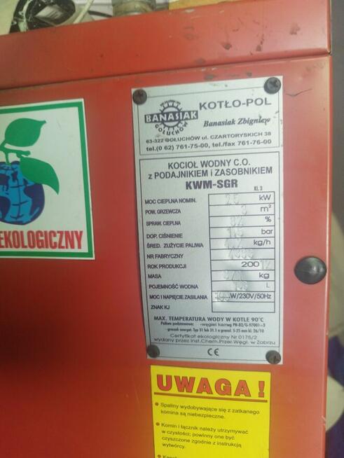 Sprzedam piec c.o. z podajnikiem.