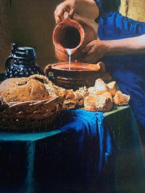 Obraz na płótnie - Mleczarka, Jan Vermeer, 50x70cm
