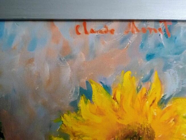 Obraz na płótnie - Bukiet słoneczników, Claude Monet, 50x70cm