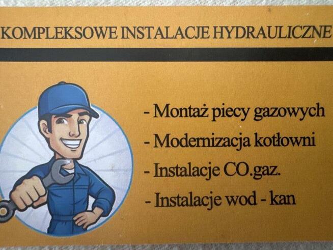 Hydraulik instalator c.o gaz c.w.u