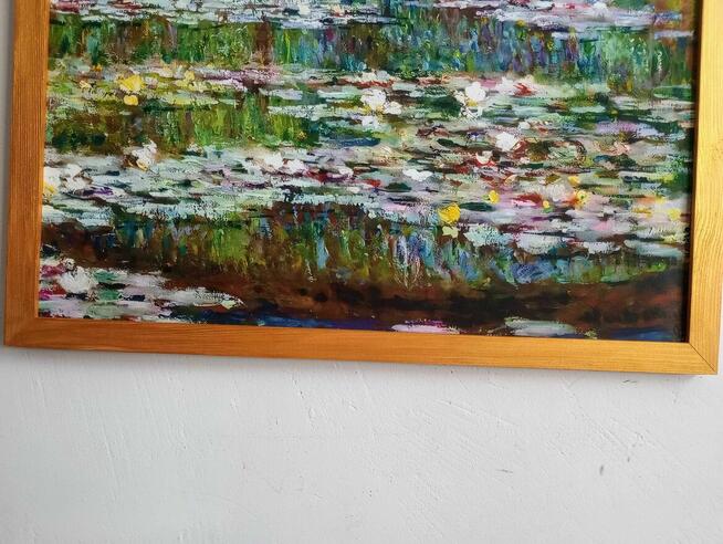 Obraz na płótnie -Japoński most, Claude Monet, 50x70cm