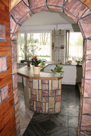 Dom na wsi naad jeziorem