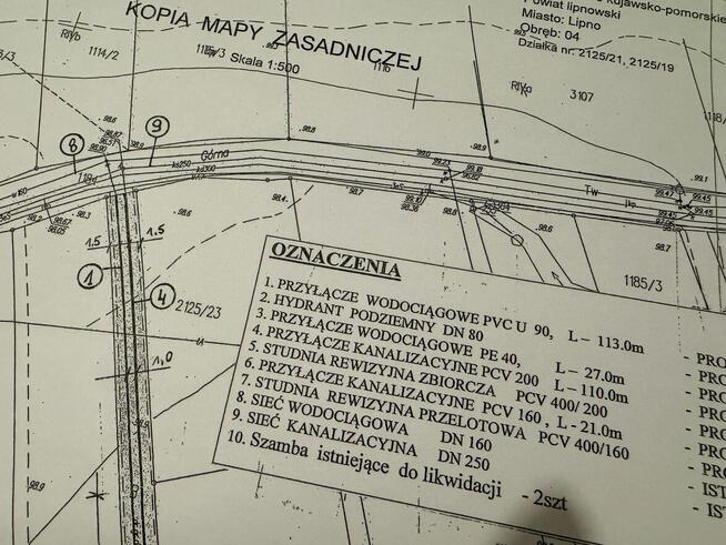Sprzedam działkę budowlaną w Lipnie