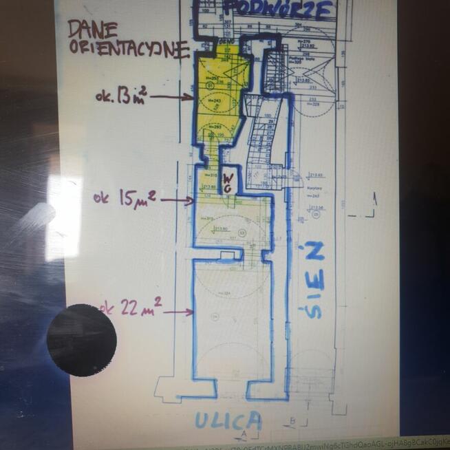 Lokal handlowy 55 m2 blisko Rynku w Krakowie.