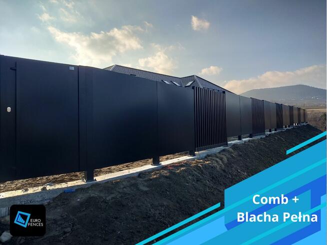 Ogrodzenie poziome OVAL polski producent Euro Fences