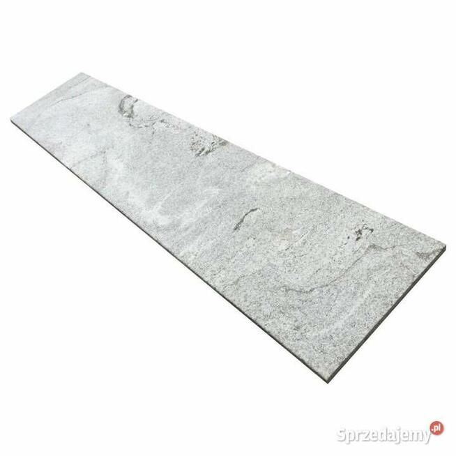 Stopień granitowy Royal Juparana płomieniowany 150x33x3 cm