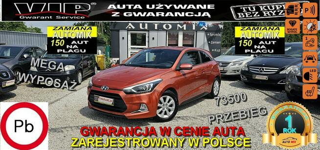 Hyundai i20 73tys km! , coupe,mega wyposaż.Śliczny z GWARANCJĄ/Zamiana Automi-x.pl