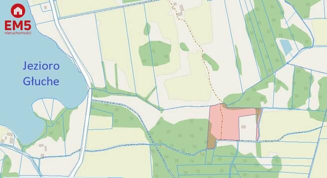 Działka siedliskowa Jeziorki gm. Krasnopol