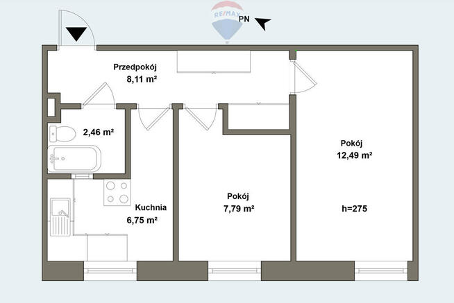 Saska Kępa -2 oddzielne pokoje + widna kuchnia