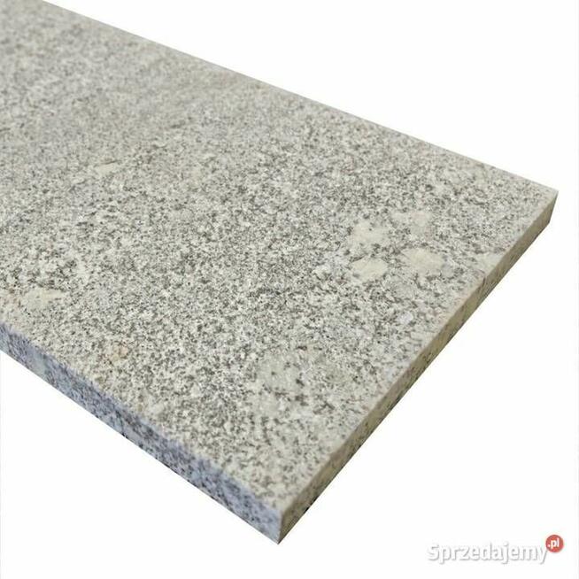 Stopień granitowy Juparana Crystal płomieniowany 150x33x2 cm