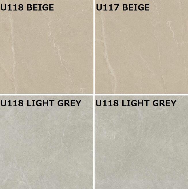 gres 59,8/59,8 U118 beige light grey szkli-matowy-satynowy