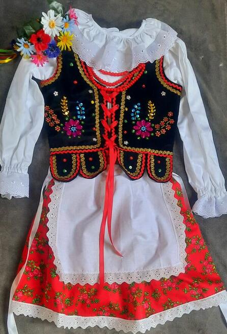 Strój Krakowski rozmiar 80cm-152cm