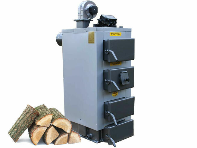 Kocioł co piec moc 30kw do250m2 na drewno węgiel chrust NOWY