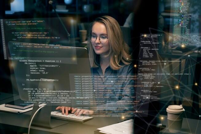 Do wspolpracy kobieta informatyk/tworzaca strony interneto