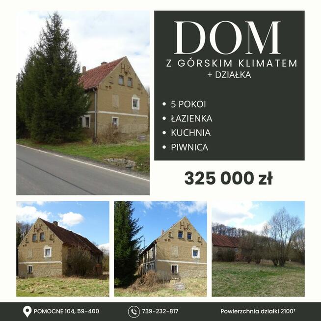 SOLIDNY DOM Z OGROMNĄ DZIAŁKĄ - CZEKA NA CIEBIE!