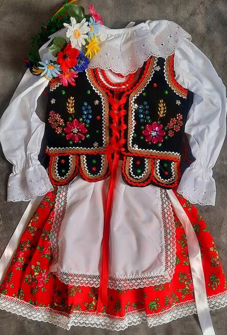 Strój Krakowski rozmiar 80cm-152cm