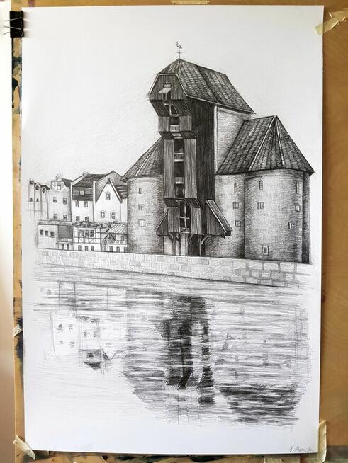 Portret obraz rysunek na zamówienie prezent olejny akrylowy