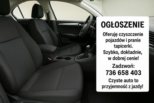 Mobilny detailing wnętrza pojazdu Zamość