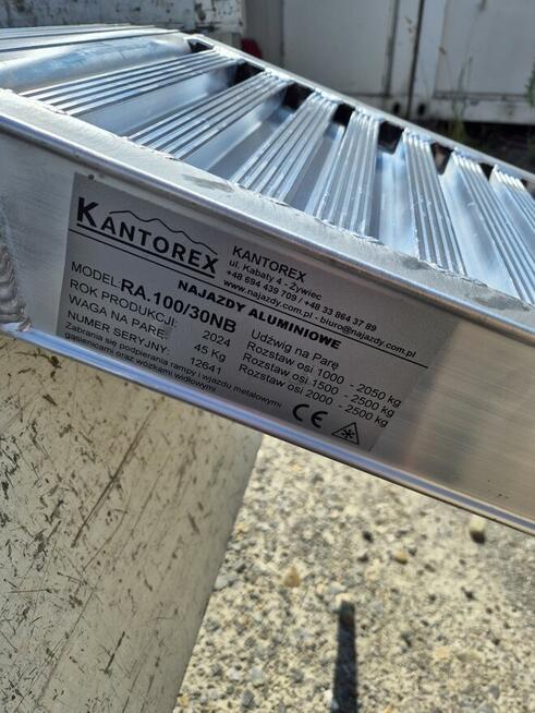 Najazdy aluminiowe 3m/2500kg DARMOWA DOSTAWA | GWARANCJA