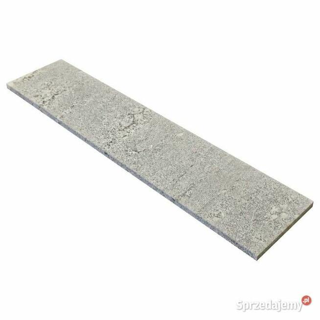Stopień granitowy Juparana Crystal płomieniowany 150x33x2 cm