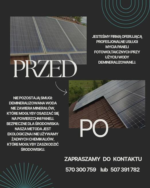 Mycie Paneli Fotowoltaicznych