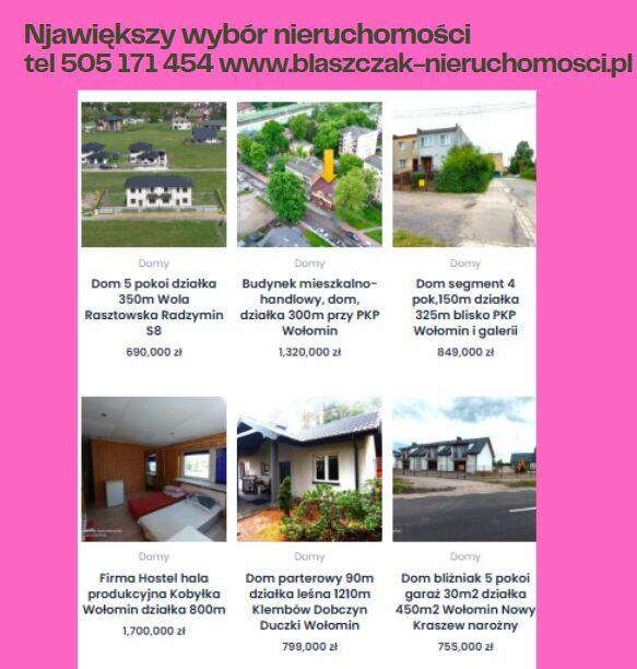 Działka z WZ od 3100m Dąbrówka Radzymin