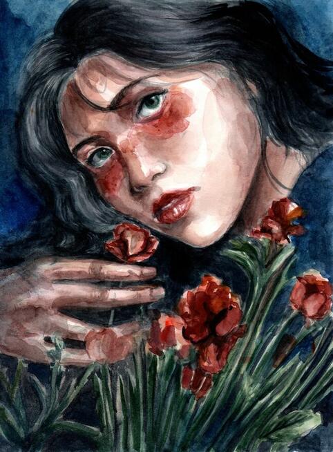 Portret obraz rysunek na zamówienie prezent olejny akrylowy