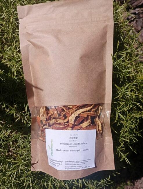 Skórka owocu mandarynki chińskiej 100g naturalny Polski