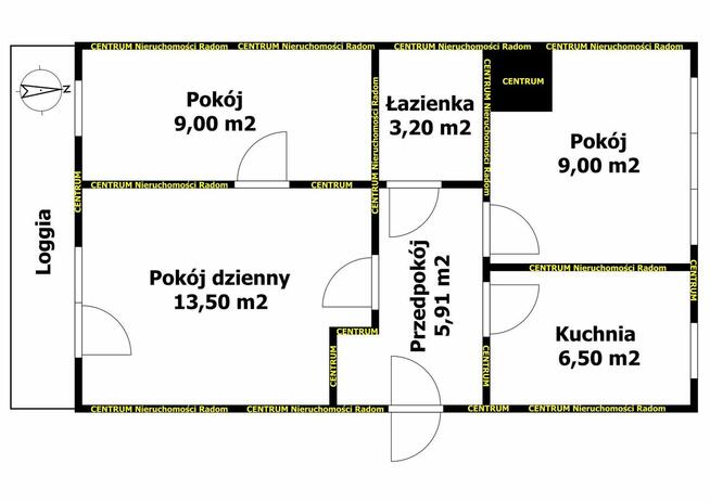 Planty, ul. Młodzianowska, M3, 47.11 m2, 2 piętro, loggia.