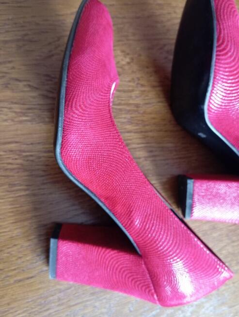 Buty eleganckie na obcasie jak nowe rozmiar 38